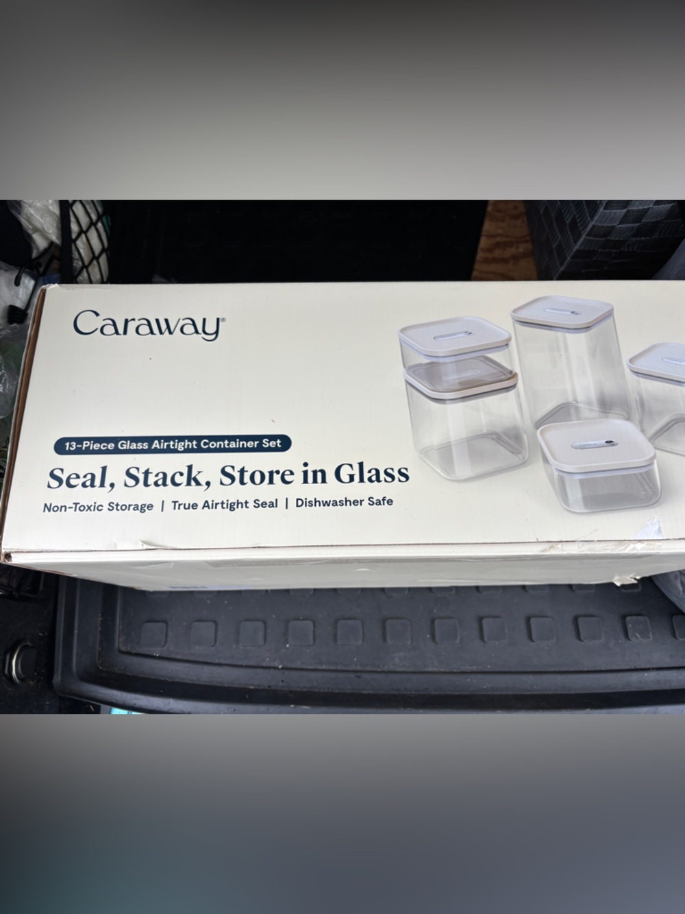 Brand New Caraway Glass Airtight Container Set, 13-Piece Set - Picture 3 of 8